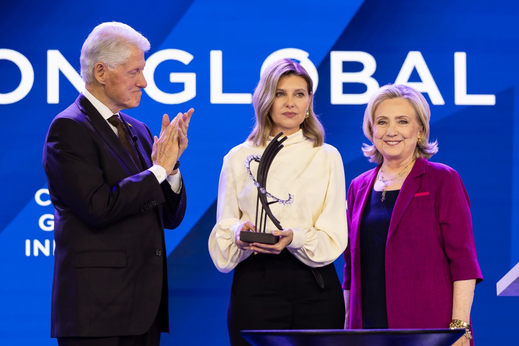 Перша леді отримала нагороду Clinton Global Citizen Award, яку вручають за громадянське лідерство